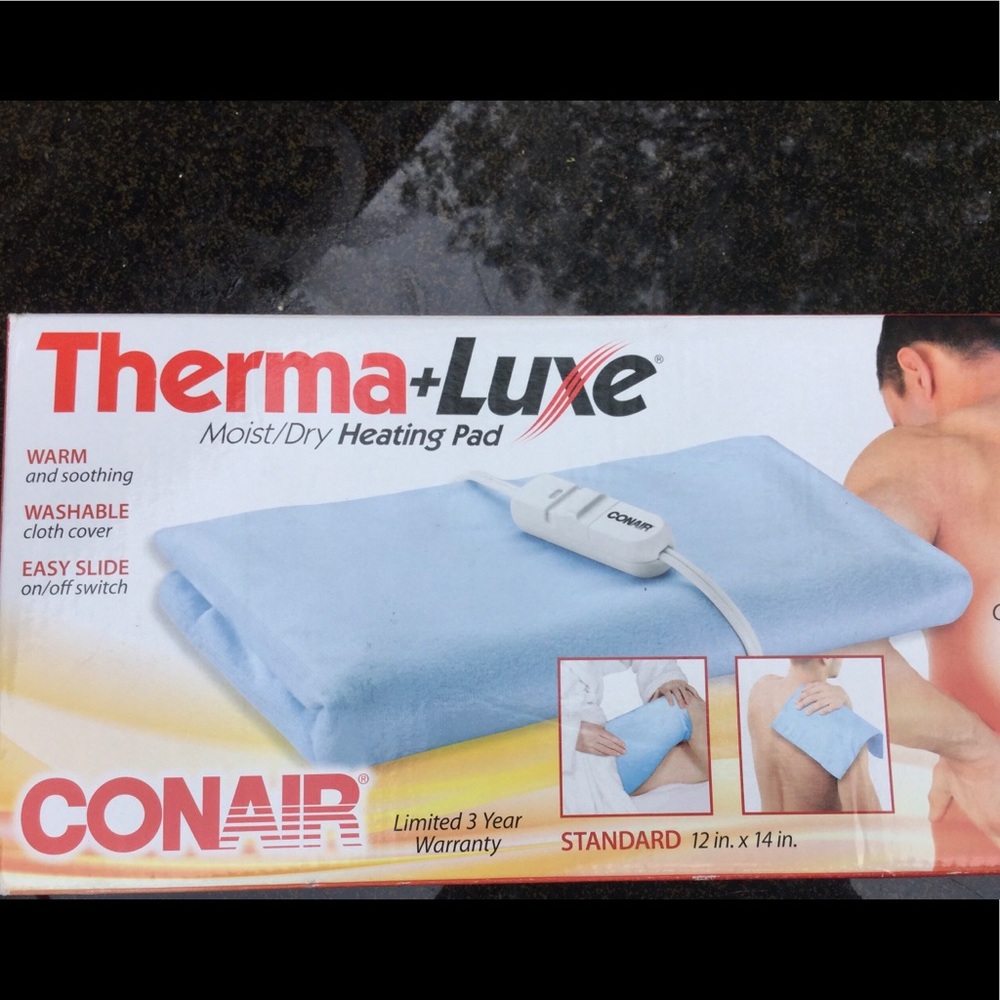 🧸 Heating Pad  MOIST / DRY Conair NIB - Picture 2 of 16